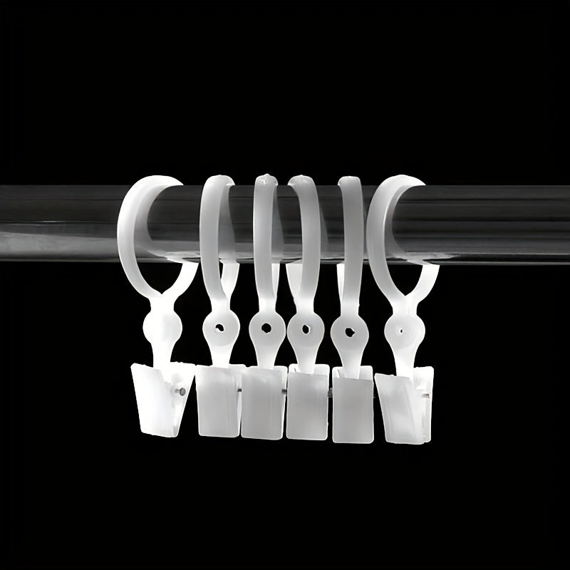 10Pcs Plastic Curtain Buckle Clip Home Supplies