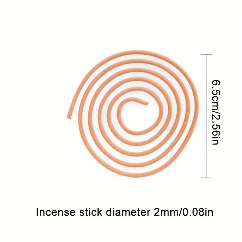 40pcs Natural Sandalwood Coil Incense for Mosquito Repellent