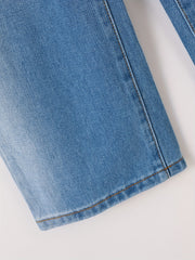 Girls Ombre High Waist Wide Leg Denim Pants