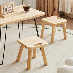 Solid Wood Small Stool Outdoor Detachable Fishing Stool