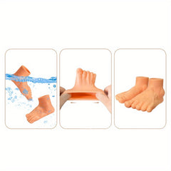 4pcs Puppet Feet Toe Puppets Prank Feet for Family & Party Entertainment