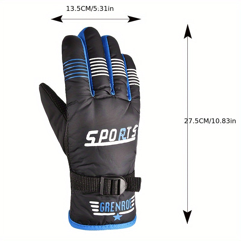 Winter Cycling Gloves with Warmth and Thickness
