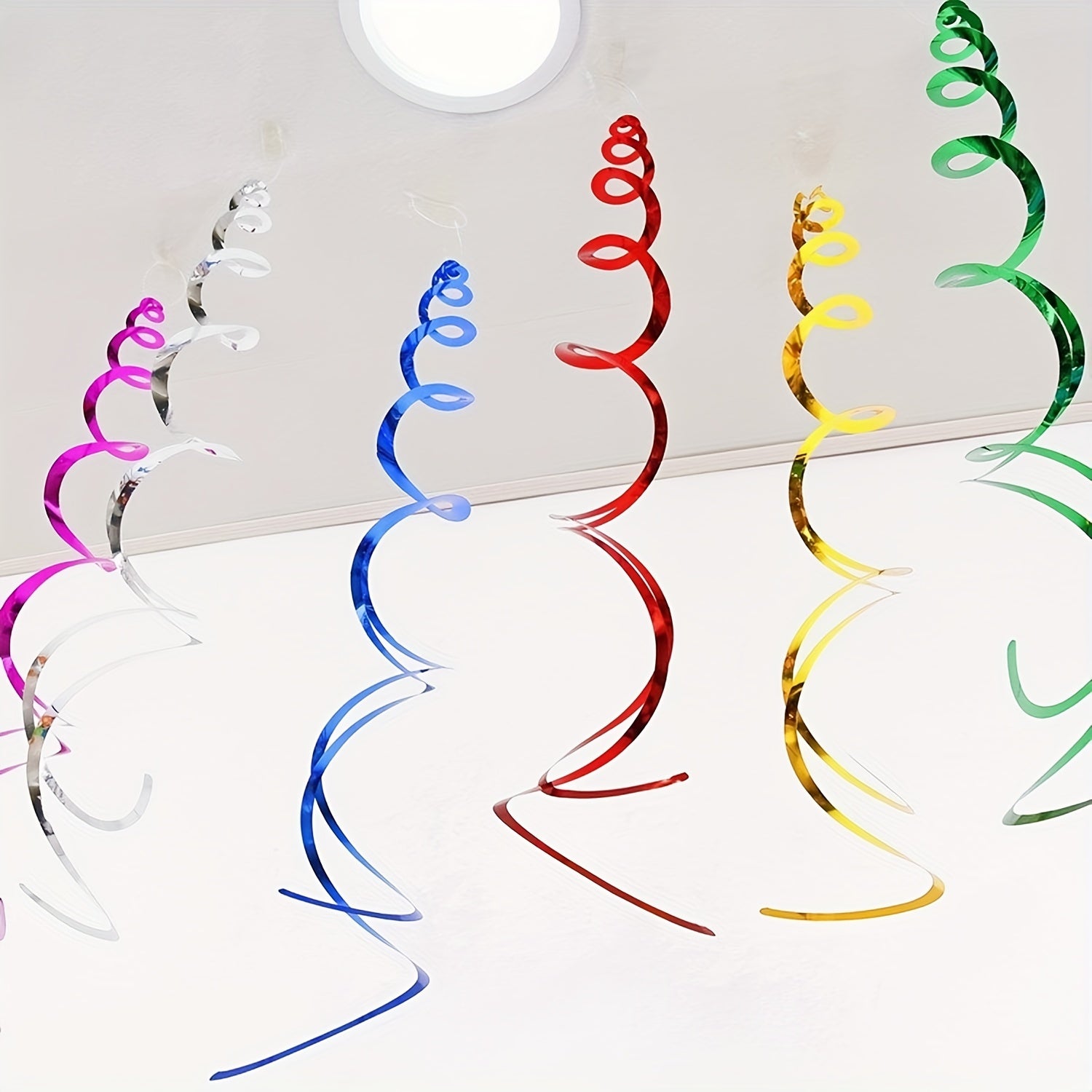 6pcs Hanging Streamers Sequin String Birthday Home Decor