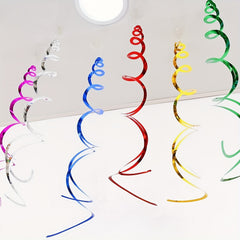 6pcs Hanging Streamers Sequin String Birthday Home Decor