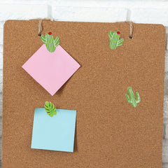 40pcs Cactus Palm Wooden Push Pins Thumb Tacks Green Wood Map Pin