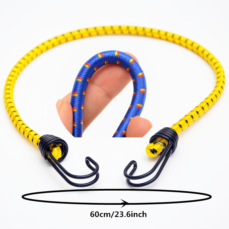 Outdoor Elastic Rope Bundle with Hooks for Camping