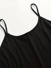3 Pack Plus Size Casual Nightdress Set Women's Plus Solid Round Neck