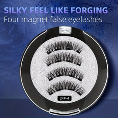 Magnetic False Eyelashes With Applicator Kit Eye Elongated Eyelashes No Glue
