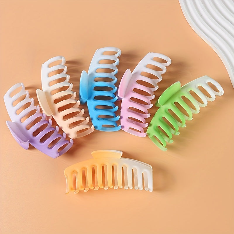 3pcs Gradient Hair Clip Large Claw Clip Girls Kids Hair Accessory