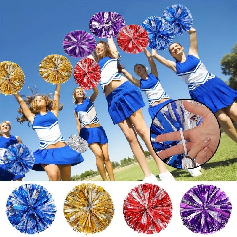 10pcs Cheering Poms Handheld Props Dancing Supplies