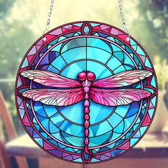 Dragonfly Stain Sun Catcher Window Christmas Gift Home Decor