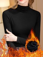 Women's Thermal Underwear Soft Half Turtleneck Long Sleeve Top