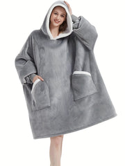 Soft & Comfy Plush Lounge Robe with Pockets