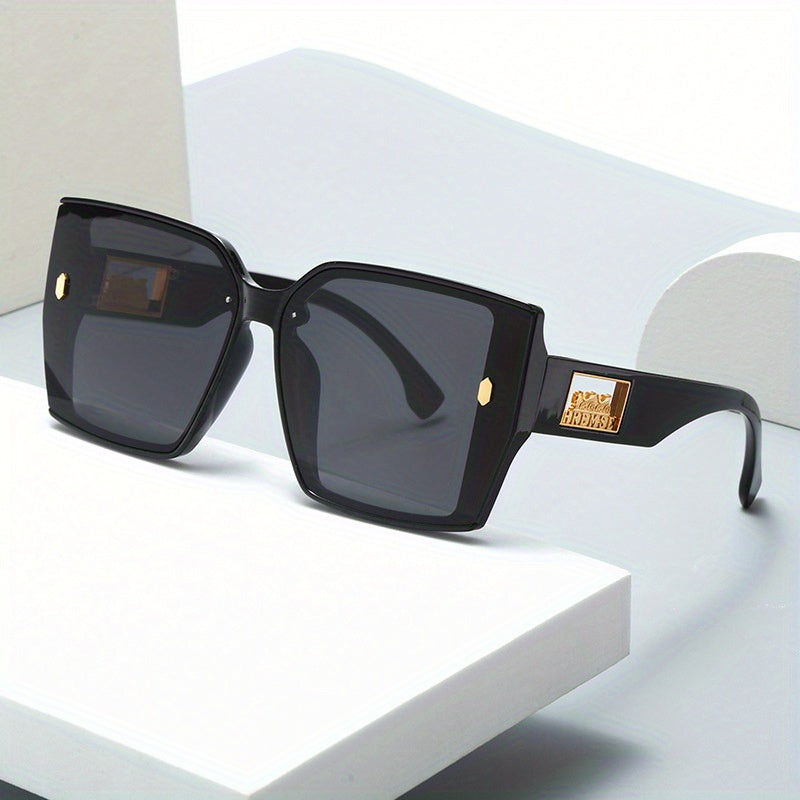 Y2K Square Sunglasses Hollow Temple Gradient Glasses UV400