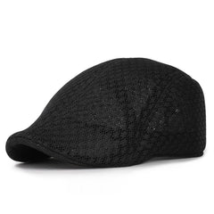Solid Mesh Beret Cutout Design