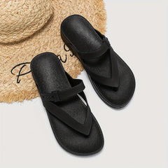 Women's Open Toe Flip Flops Slip On Slide Shoes