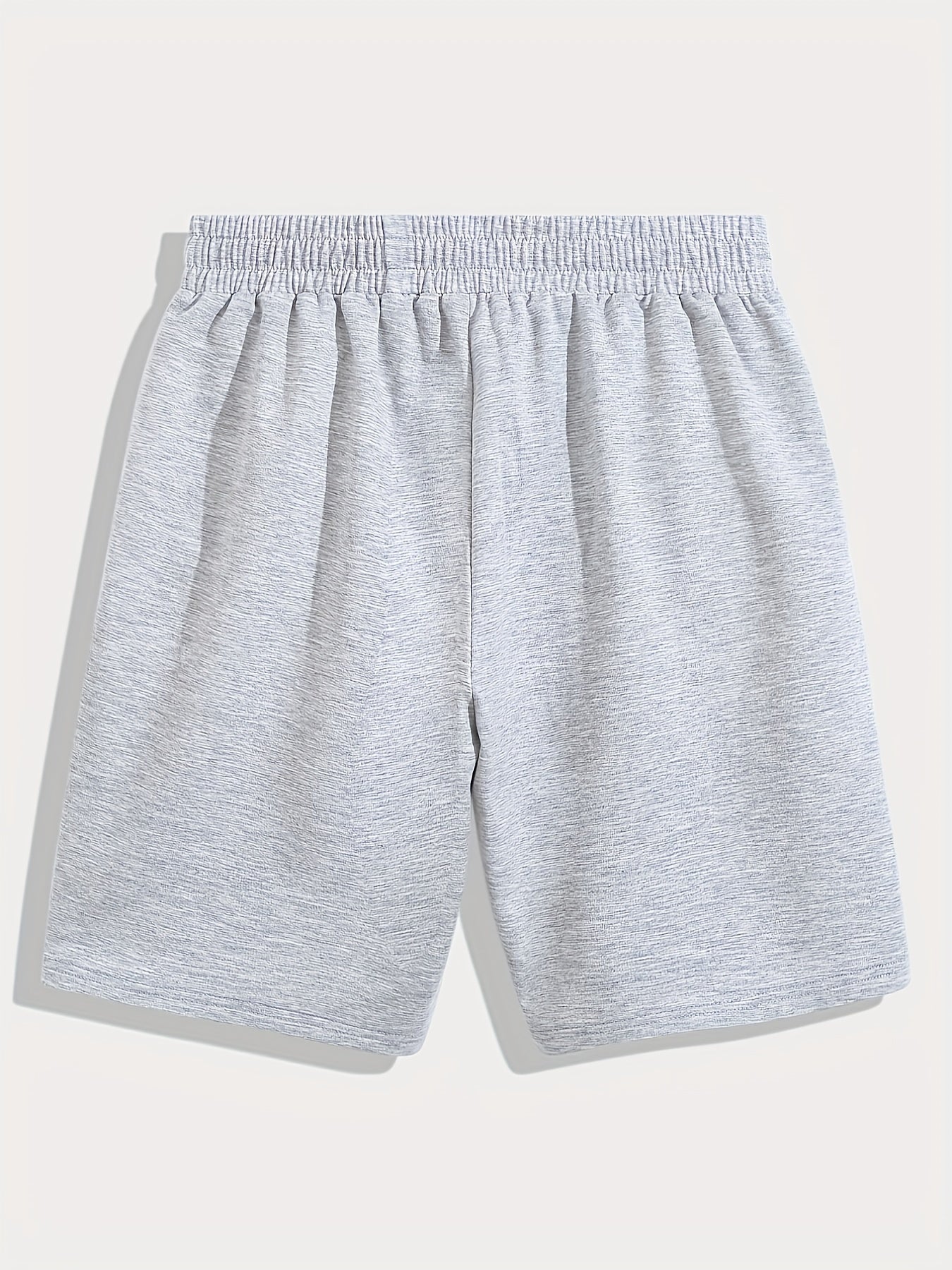 Men's Casual Green Stretch Knitted Cotton Shorts for Summer