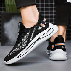 Men's Slip on Sneakers with Shoelaces Odor Resistant Athletic Shoes