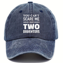 Unisex Distressed Letter Printed Hat Sunscreen Cap