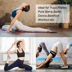 Women's Non Slip Yoga Socks with Extra Grips for Yoga Ballet Barre