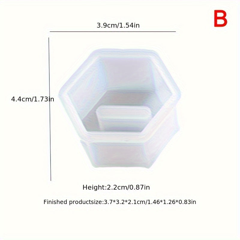 Silicone Rings Holder Mold for DIY Resin Jewelry Box Making