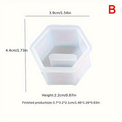 Silicone Rings Holder Mold for DIY Resin Jewelry Box Making