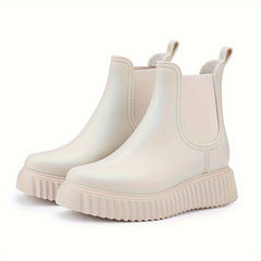 Heightening Women's Rubber Rain Boots
