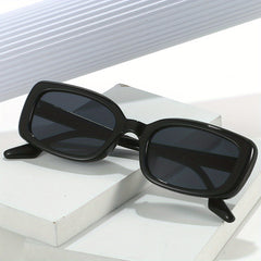 Y2K Rectangle Sunglasses UV400 Anti Glare for Men Women