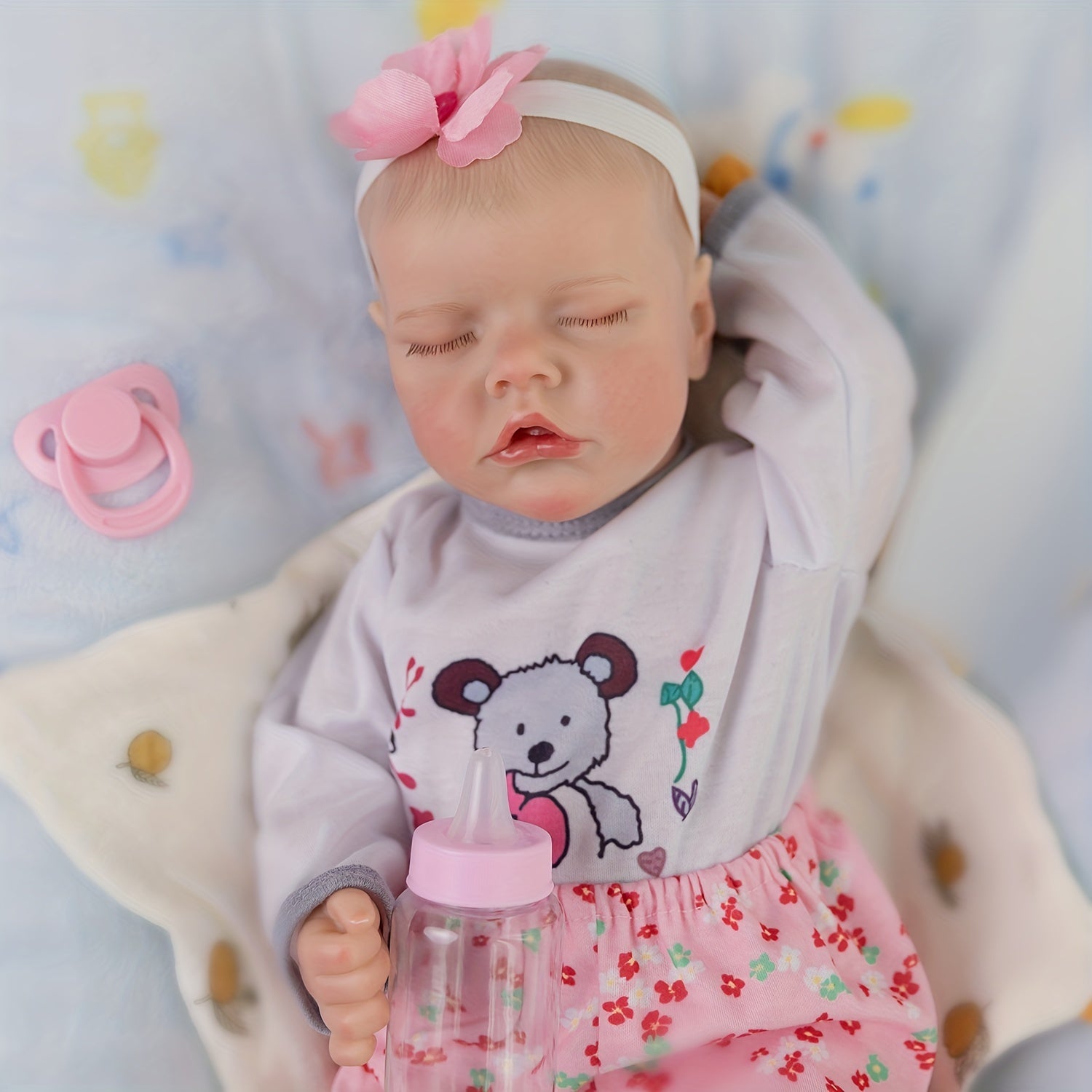 Realistic 45-72cm Reborn Baby Doll Soft Vinyl Toy for Kids