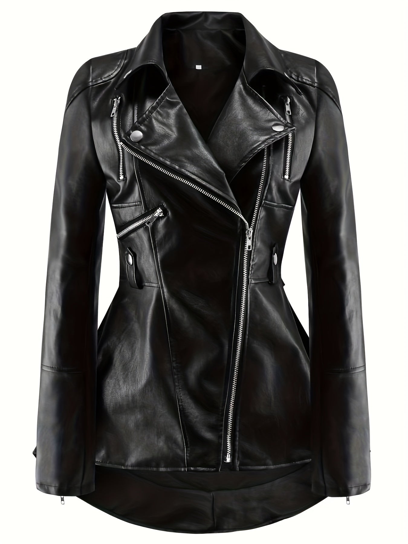 Streetwear Zip Up Lapel Neck Jacket for Fall & Winter
