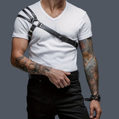 Men's Gothic Performance PU Leather Harness