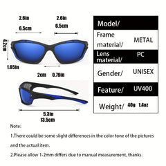 Wrap Around Sunglasses Tinted Sports Glasses UV400