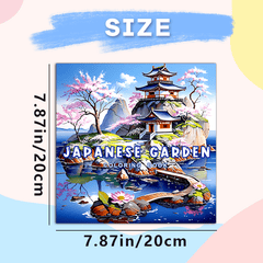 Japanese Garden Coloring Book for Adults Relax & Enjoy Scenes of Japan