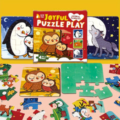 Dinosaur Jigsaw Puzzle Matching Game for Kids Age 0-3 Early Learning Toy