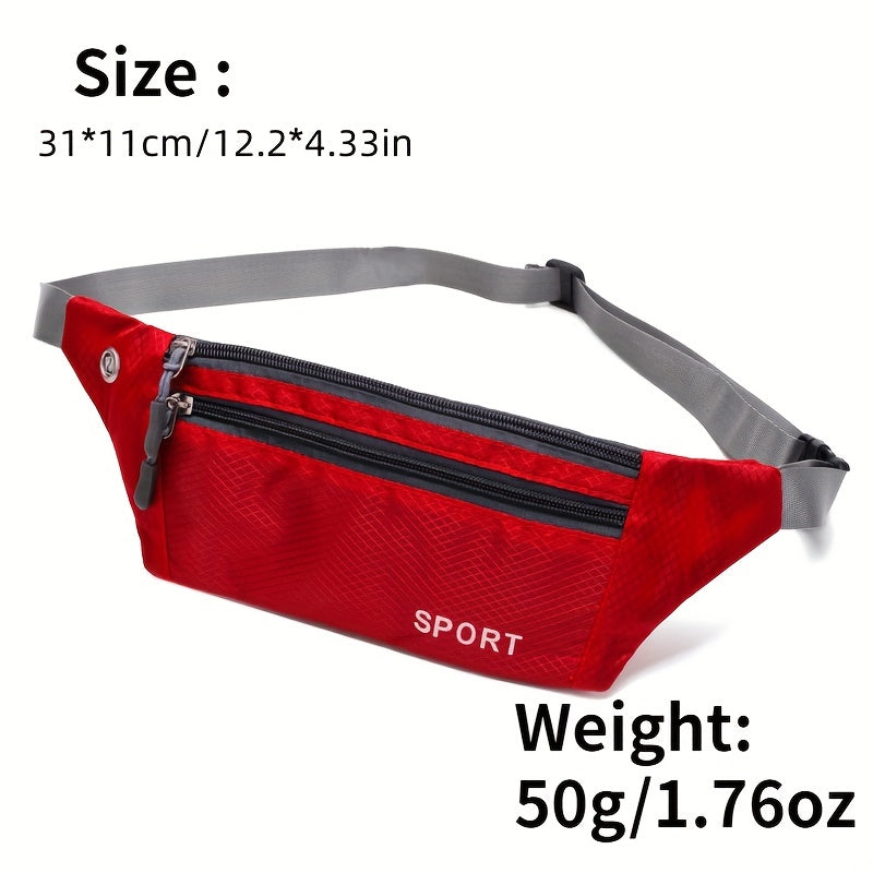 Waterproof Nylon Waist Bag for Outdoor Sports & Fitness