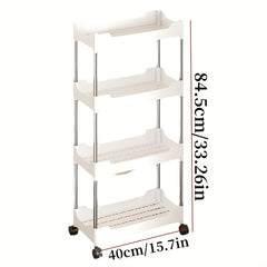 Small Cart Storage Rack Kitchen Floor Bedroom Snacks Mobile Bathroom Storage Rac