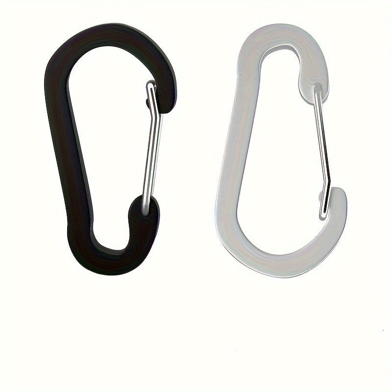5pcs Aluminum Carabiner Clips Camping Fishing Mountaineering