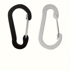 5pcs Aluminum Carabiner Clips Camping Fishing Mountaineering