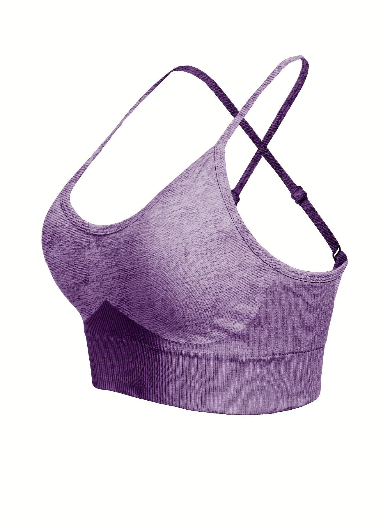 Criss Cross Back Sports Bra Breathable Fitness Workout Bra Women's Lingerie