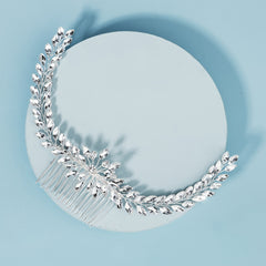 Crystal & Pearl Bridal Comb Hairpiece