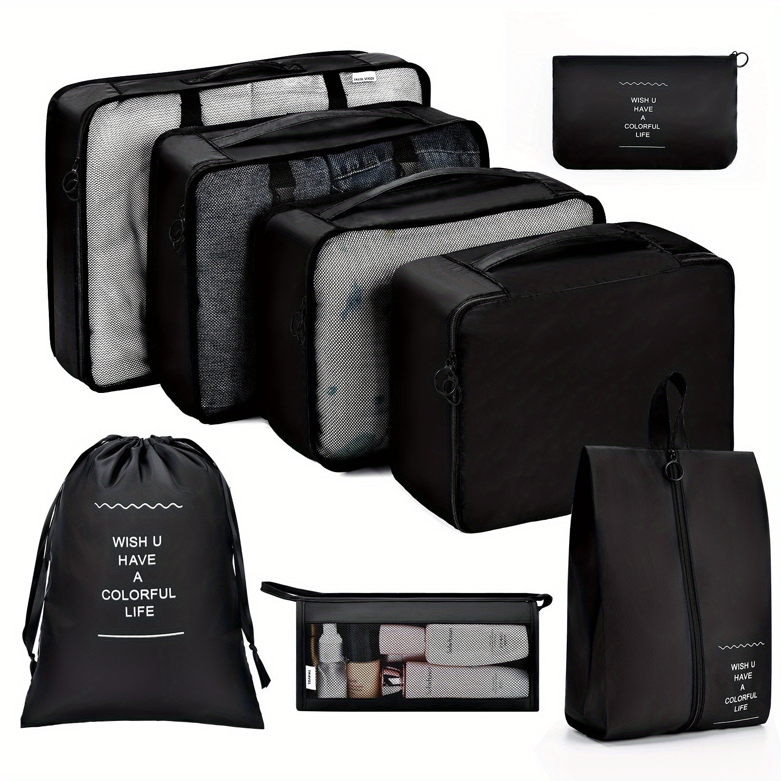 Travel Luggage Organizer Dustproof Storage Bags Lightweight Container