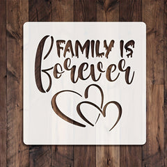 8pcs 6in Family Portrait Painting Templates DIY Plastic Molds Reusable