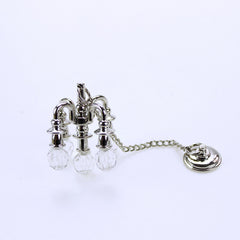 Mini Dollhouse Chandelier Model for DIY Kitchen & Living Room Decor