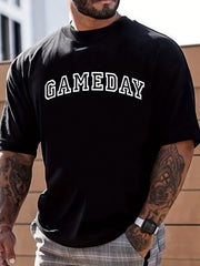 Men's Graphic Crew Neck T shirt for Summer Vacation