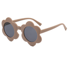Kids Colorful Flower Frame Sunglasses for Girls Party