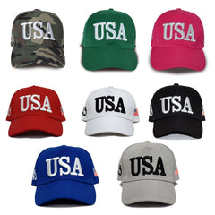 Alphabets National Flag Embroidered Baseball Cap Sun Hat