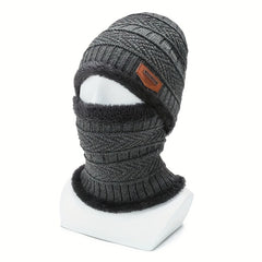 Warm Hats With Scarves for Outdoor Sports Men's & Women's