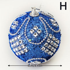Christmas Diamond Bead Chain & High-end Foam Ball Decoration