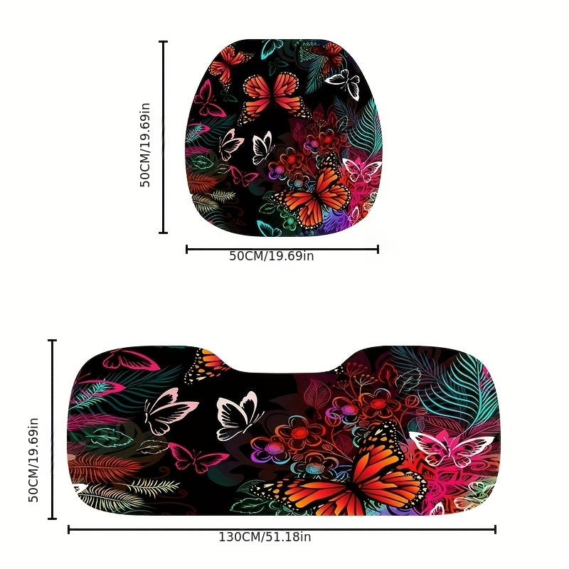 Butterfly Pattern Car Seat Cushion - Universal Four Seasons Cover