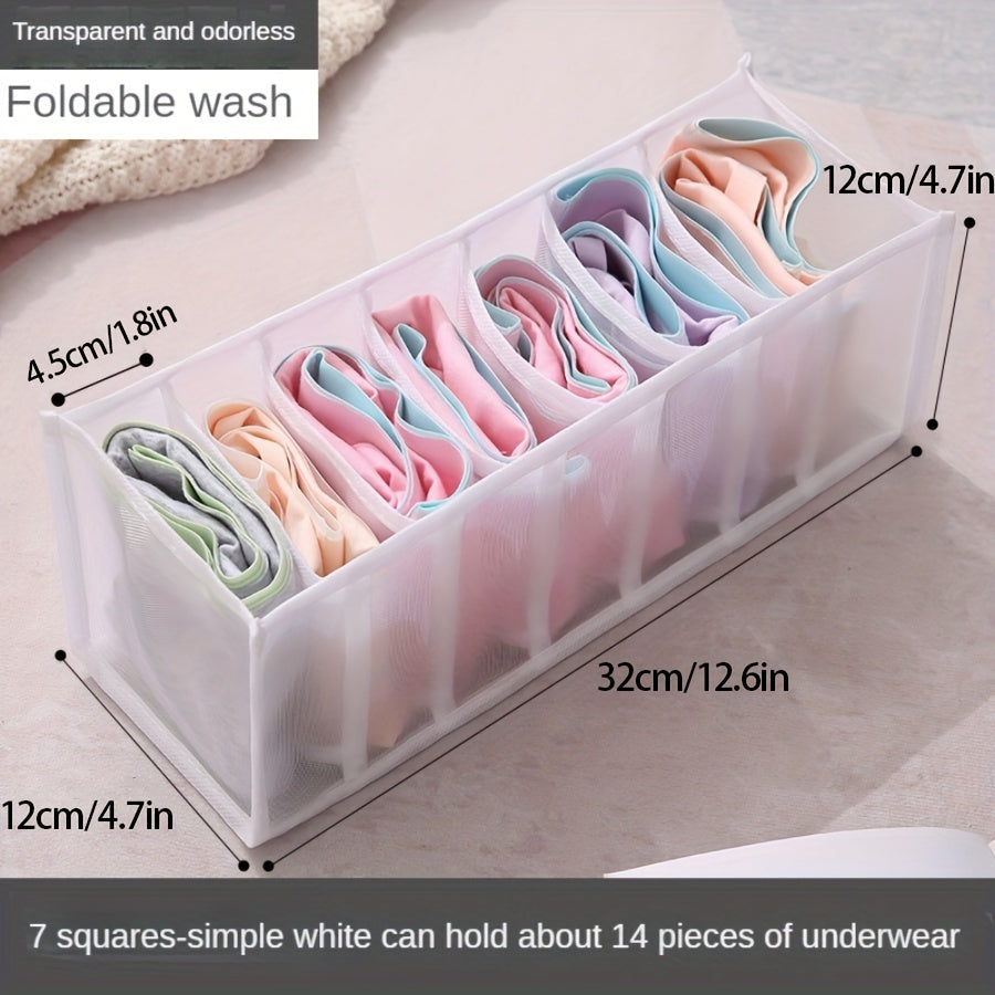 Clear Wardrobe Clothes Organizer Dacron Clothes Separation Storage Bag